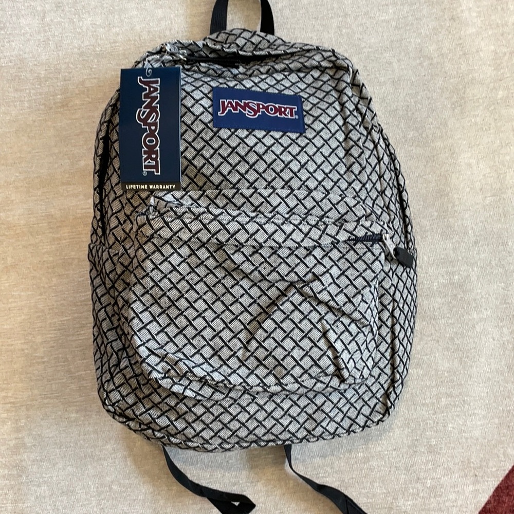 JanSport Fishscale Jacquard Backpack. Brand New.
